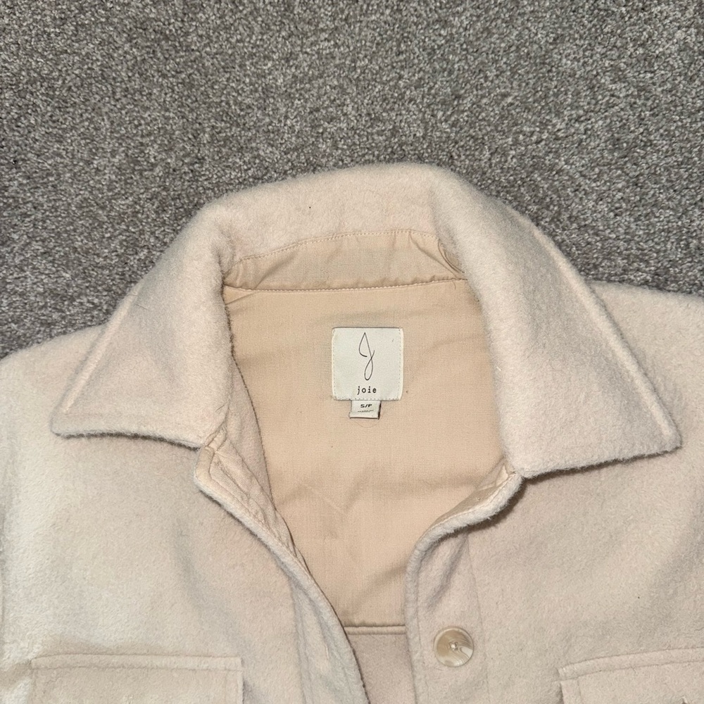 Joie Cream Button-Up Jacket - Picture 5 of 5